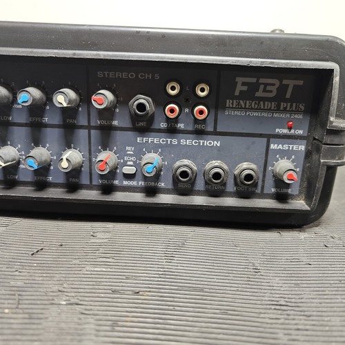 FBT Renegade Plus 240E Stereo Mixer - gebraucht, kleinere Kratzer - Bild 5 von 13