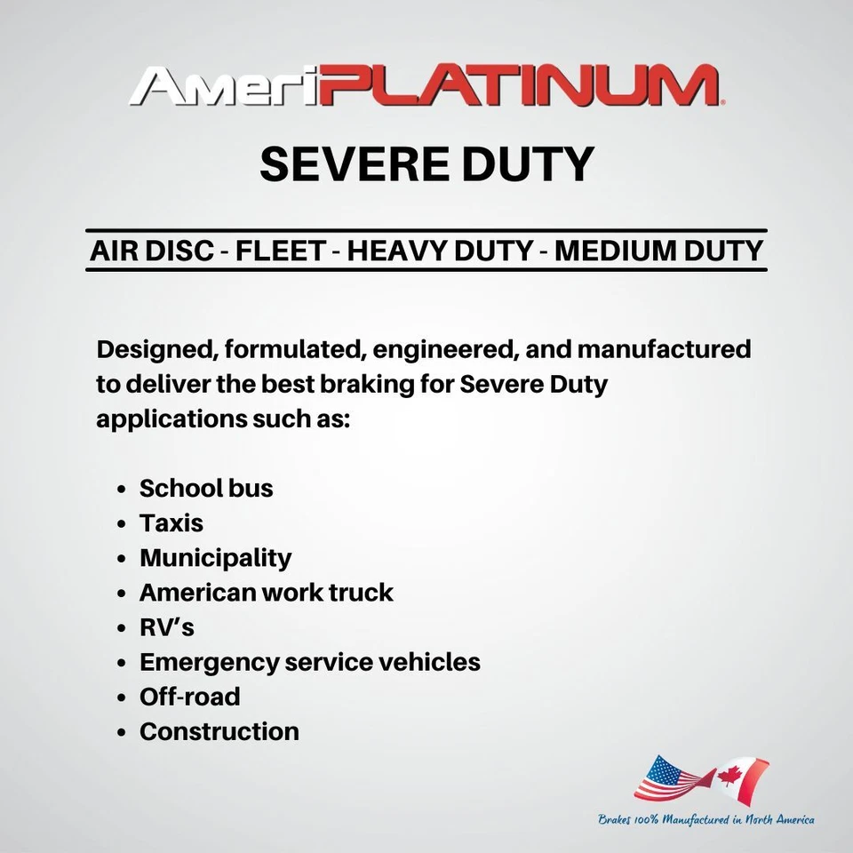 Pastilla de freno delantera y trasera premium de servicio severo para Hino 195 2012-2020 Foto 3 de 4