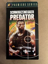 Predator VHS Video Tape Premiere Series Arnold Schwarzenegger Alien Classic RARE