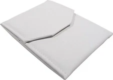 Pearl Necklace Folder Jewelry Organizer case Display Storage White Leatherette