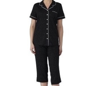 Pijama Para Mujer Talla L Nuevo tesoros secretos Pantalones Capri 65%  Poliéster 35% Rayón | eBay