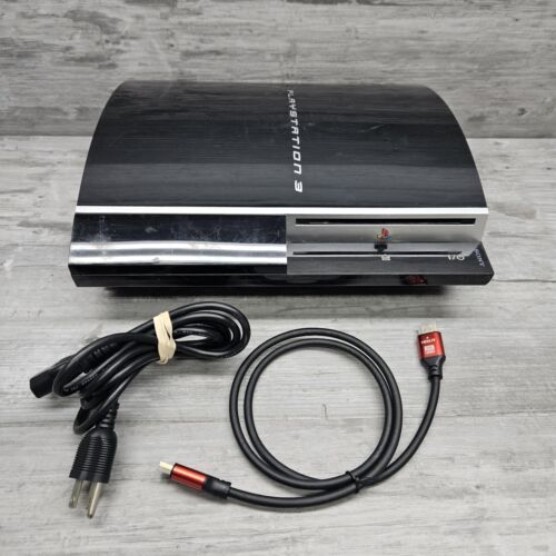Sony PlayStation 3 PS3 Fat CECHK01 80GB Video Game Console Only - Tested