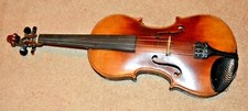 Stradivarius violin with bow and case. false id on inside German made knockoff