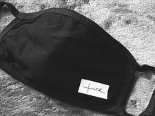 Jesus Christ Christian Double Layer Black Soft Face Mask Cover Love Faith