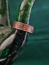 BEAUTIFUL Hand Crafted Copper Ring Southwest Design  Copper Healing Effects