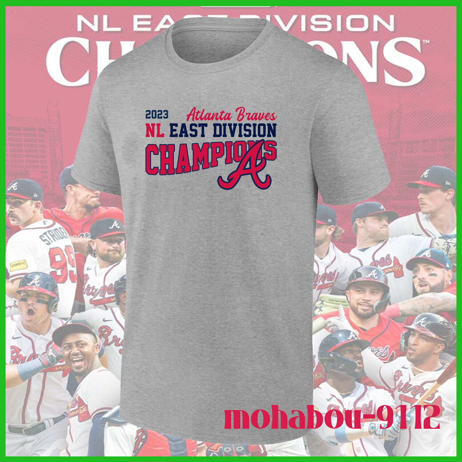 FREE shipping Atlanta Braves East Division Champs MLB Shirt, Unisex tee,  hoodie, sweater, v-neck and tank top