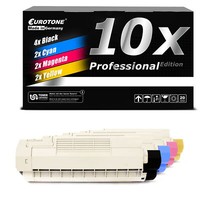 10X Eurotone Pro Patrone F�R Oki C-5850-DN C-5950-CDTN C-5950-DTN C-5950-DN