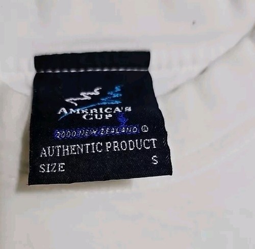 Americas Cup Shirt Mens Size S Challenge 2000 New Zealand Embroidered Looks Big - Picture 3 of 10