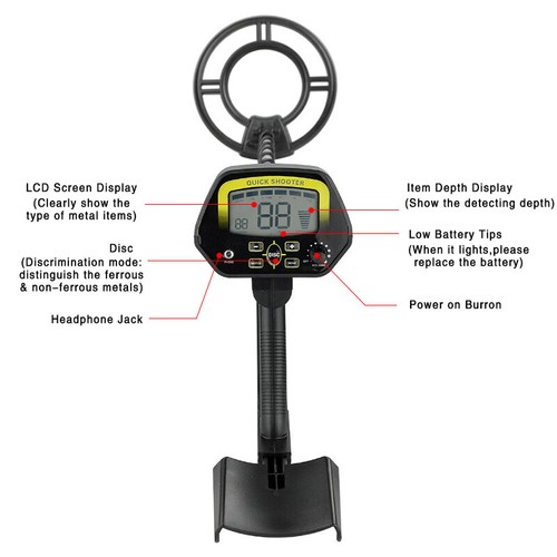 400MM Deep Metal Detector Sensitive Searching Gold Digger Treasure Hunter Easy - Picture 9 of 20