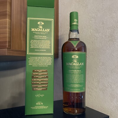 US The Macallan Edition No. 4 Limited Edition 48,4% Vol.Oak Casks,Neu Ovp 0,75L