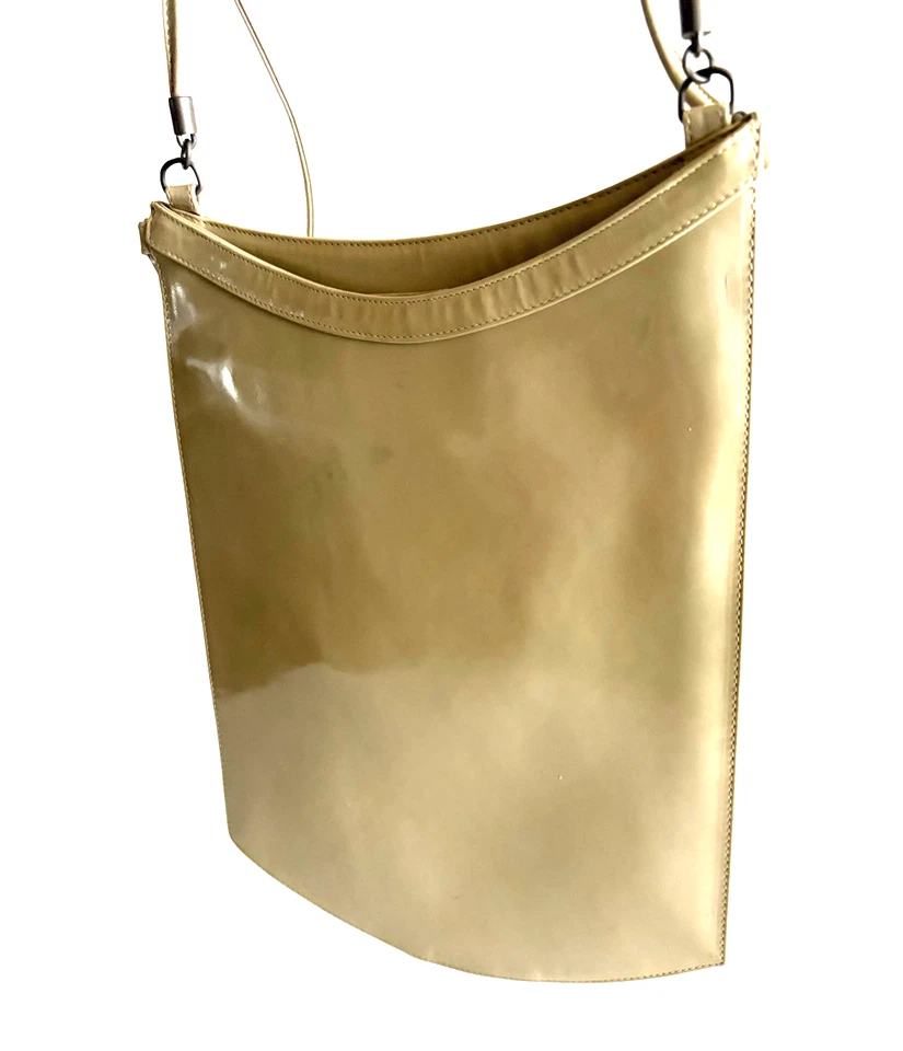 Auténtico Bolso de Hombro BALLY Cartera Charol De Japón 0667 Foto 3 de 4