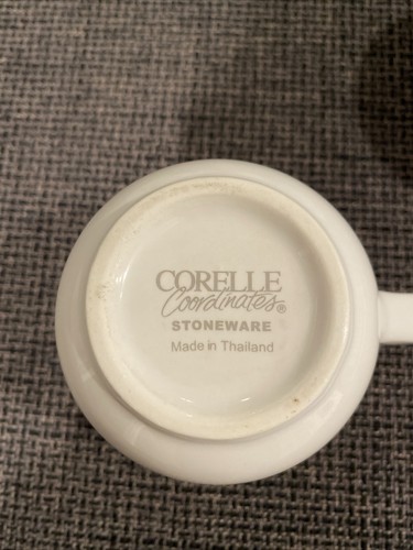 NEW CORELLE DELICATE ARRAY COFFEE CUPS SET OF 6 RETIRED PATTERN - Picture 4 of 4