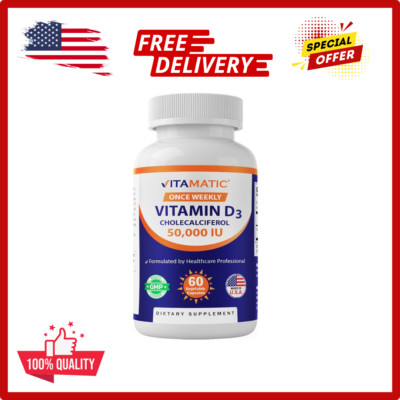 Vitamina D3 50,000 Ui (Como Colecalciferol), Dosis Una Vez Por Semana, 1250 ...