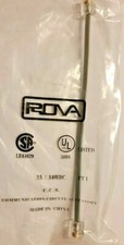 Rove Telephone Line Cord, 7 Inch Silver satin 4 conductor. UL Listed