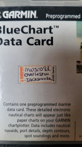 Garmin BlueChart Charleston - Jacksonville MUS008R Data Card Marine Chart - Picture 2 of 2