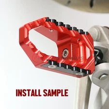 Touring Red Anti Slip Front Foot Pegs For GSX-S1000F 15 16 17 18 19 20