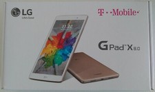 NEW UNLOCKED LG G Pad X 8.0 Gold Tablet, 8 Core Processor, Wi-Fi and 4G LTE