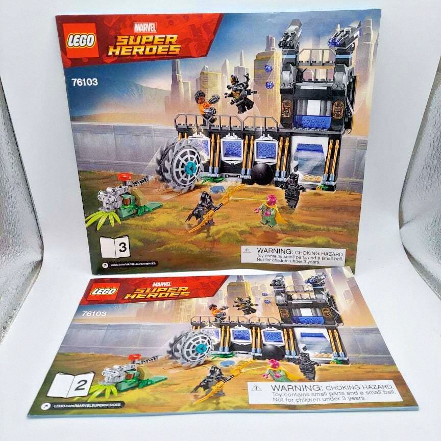 Lego Marvel Super Heroes 76103 *MANUALS* Corvus Glaive Thresher
