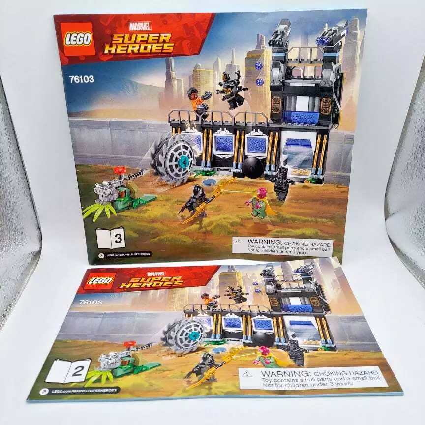 Lego Super Heroes 76103 *MANUALS* Corvus Thresher Attack 2&amp;3 | eBay