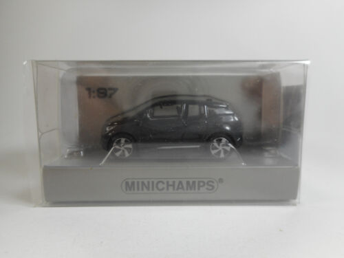 Minichamps 1:87 2014 BMW I3 Grigio Scuro Modello Finitto - Foto 4 di 5