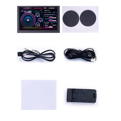 5Inch IPS Type C Secondary Screen for Computer CPU GPU RAM HDD Display 800*480