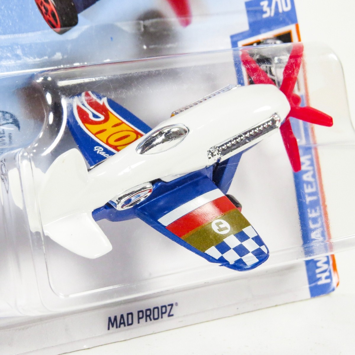 Hot Wheels MAD PROPZ Race Plane #3/10 of HW Race Team #211