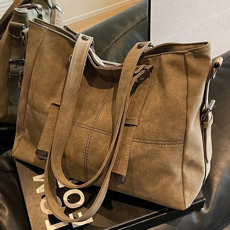 Khaki slouch bag sale