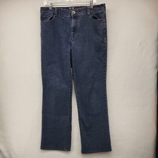 STYLE & CO WOMEN'S JEANS BLUE SIZE 14 DENIM STRETCH BOOTCUT WESTERN CASUAL PANTS