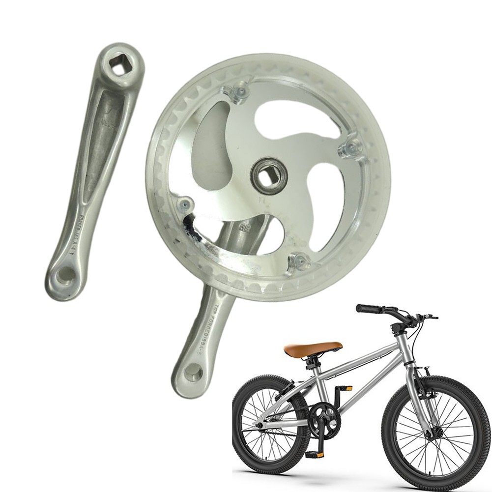 Lightweight Bike Chainset Wheel 42T 165mm Silver for Efficient Cycling