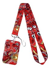 Mulan Movie Mushu Dragon Character ID Holder Lanyard Keychain