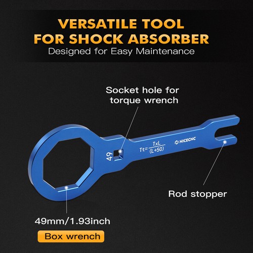 49MM Front Fork Cap Wrench For Yamaha WR250F WR450F 2015-2019 YZ125 YZ250 06-20 - Picture 2 of 9