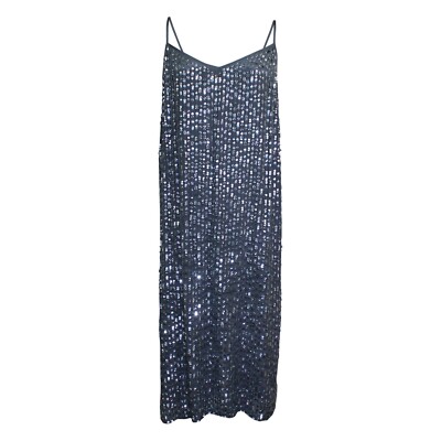 velvet by graham and spencer sequin dress Long Sleeve Velvet By Graham And Spencer Sequin Dress Navy Blue Sequin Dress Blue Velvet Shift