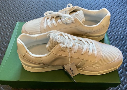 Lacoste Herren T-Clip Sneaker, OFF WHT/LT GRY Gr. 10 Neu im Karton! - Bild 3 von 9