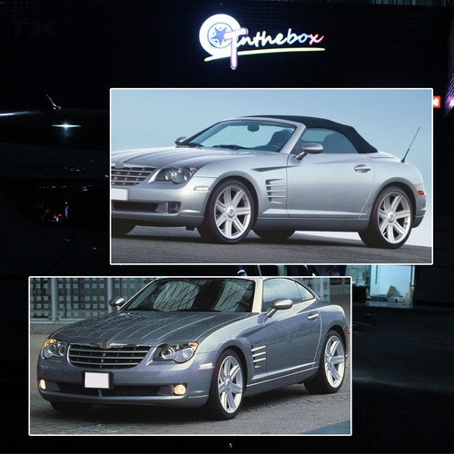 For 04-08 Chrysler Crossfire Smoke Front White + Rear Red LED Side Marker Lights - Picture 10 of 10