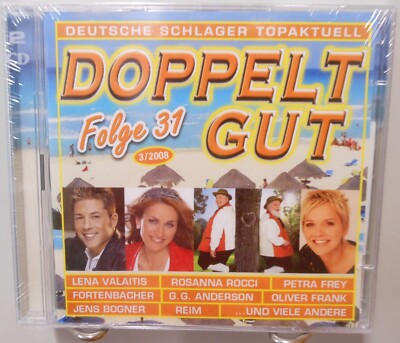 Deutsche Schlager 2x CD Doppelt Gut 40 Songs mit Gute Laune Garantie (31) #T1105