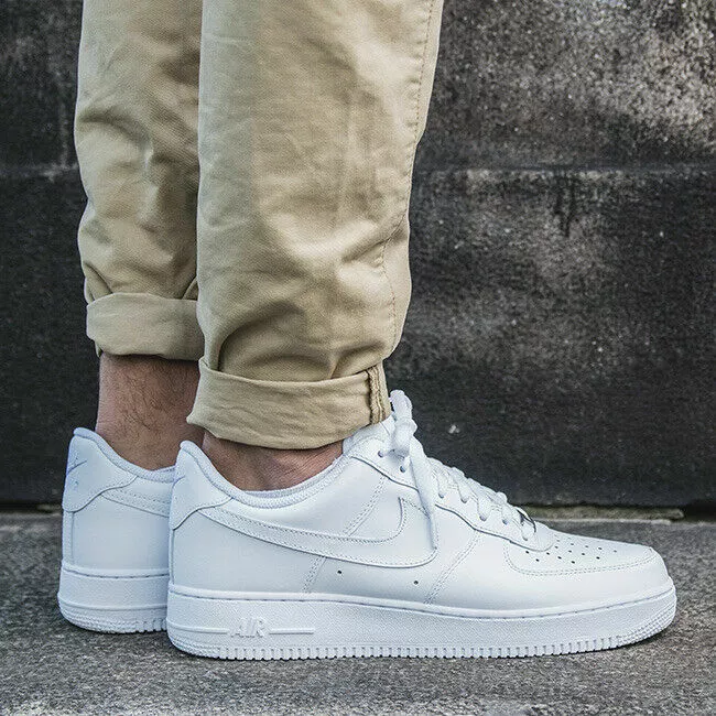 SCARPE NIKE AIR FORCE 1 '07 BIANCO WHITE CW2288 111 BASSE UOMO vari  colori dispo