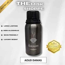 The Misk Shoppe AOUD DAMAS Long Lasting Attar Oil Concentrated Perfume Oil 100gm