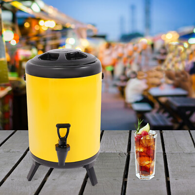Cold &Hot Drink Dispenser Container Stainless Steel Insulated Beverage Dispenser
