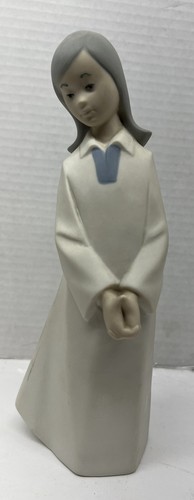 Figura Rex Valencia Vintage Hecha a Mano España "Lote de 2" Niño y Niña 9 1/2" - Imagen 7 de 13