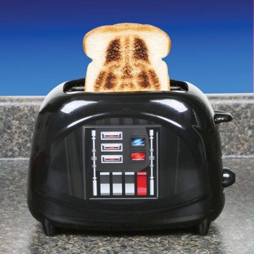 Star Wars Darth Vader Two-Slice Empire Toaster Bring Darth Vader in Kitchen NEW - Picture 3 of 12