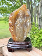 佛玛瑙主中国风雕像、雕像| eBay