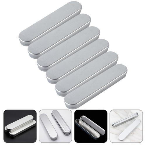 6pcs Hause Metall Leere Weißblech Container Mit Deckel Schmuck - Bild 7 von 12