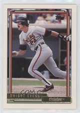 1992 Topps Gold Dwight Evans #705 0d3m