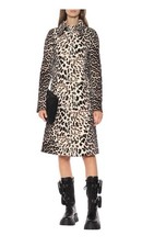 DDP 4k Stunning Authentic Prada Leopard Print Wool Coat Size 42