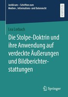 Lea Lorbach | Die Stolpe-Doktrin Und Ihre Anwendung Auf Verdeckte ÄUßErungen...
