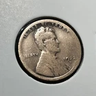 1922 d lincoln wheat cent penny Off Center error RD VF