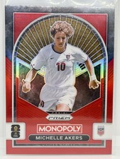 Michelle Akers Red Prizm - 2026 Panini Monopoly FIFA World Cup #90 USA
