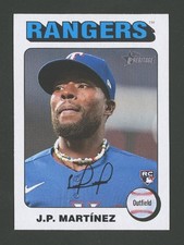 2024 Topps Heritage #223 J.P. Martinez White Border
