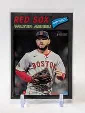 2026 Wilyer Abreu Topps Heritage Dark Gray Bordered Boston Red Sox #362
