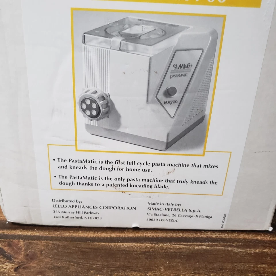 Simac PastaMatic MX700 Pasta Maker Made In Italy - Image 2 of 4